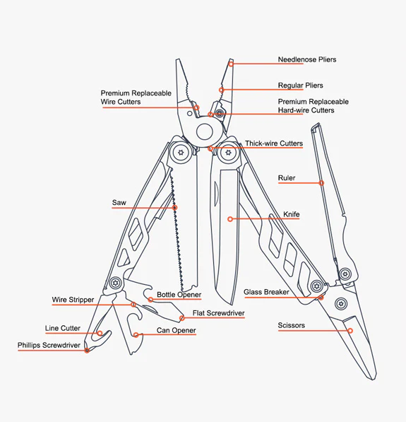 MT10 16-IN-1 MULTI-PLIERS - NT-MT10