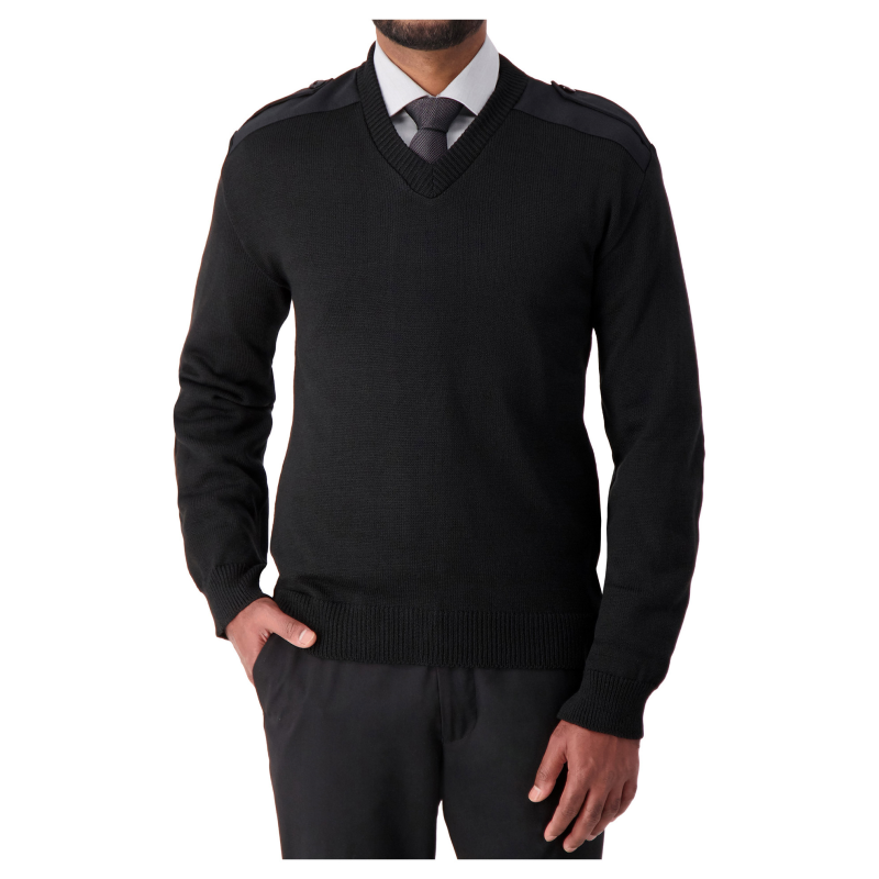 V-NECK "MILITARY" SWEATER - 2825