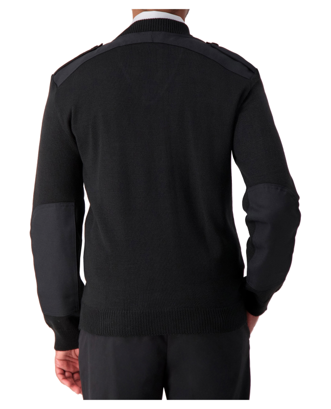 V-NECK "MILITARY" SWEATER - 2825