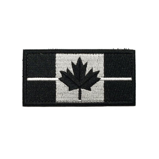 WHITE LINE CANADA FLAG PATCH - 29087