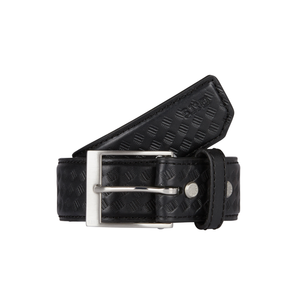 LEATHER BASKETWEAVE BELT - 59503