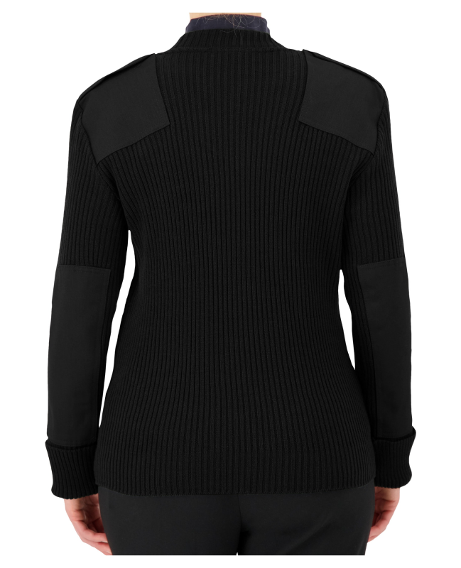 V-NECK RIB "COMMANDO" SWEATER - 8082