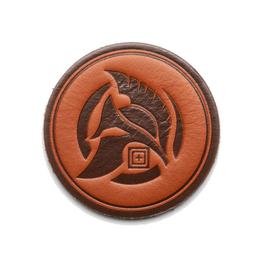 SPARTAN COIN LEATHER PATCH - 82020