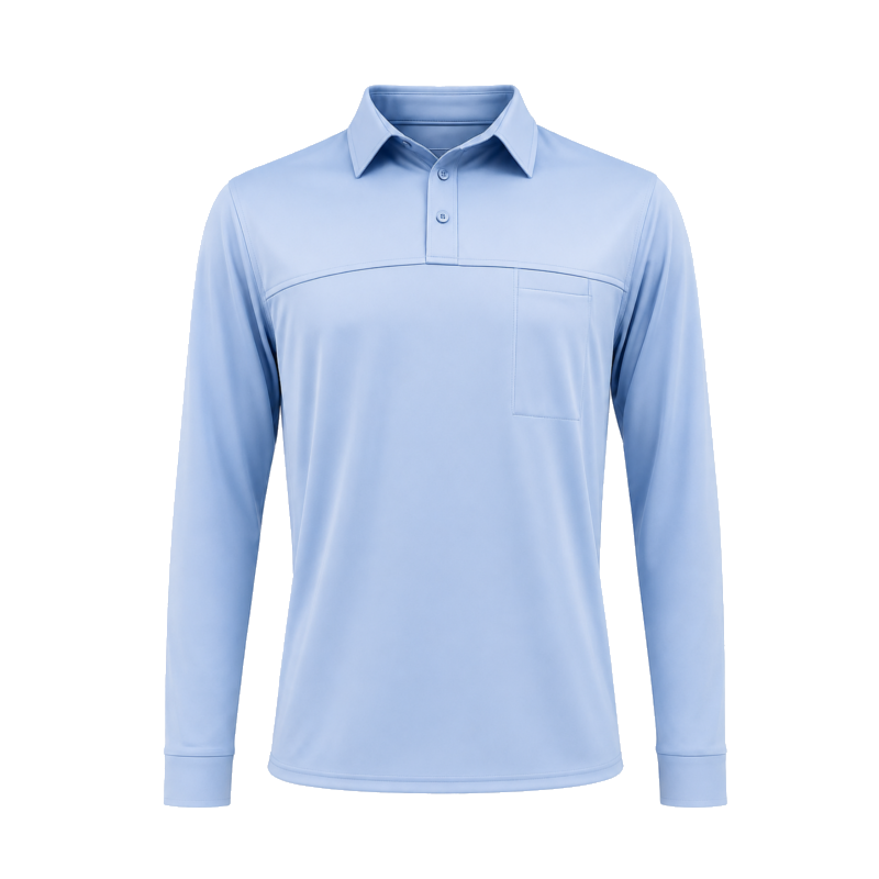 UNISEX LONG SLEEVE POLO - EG319