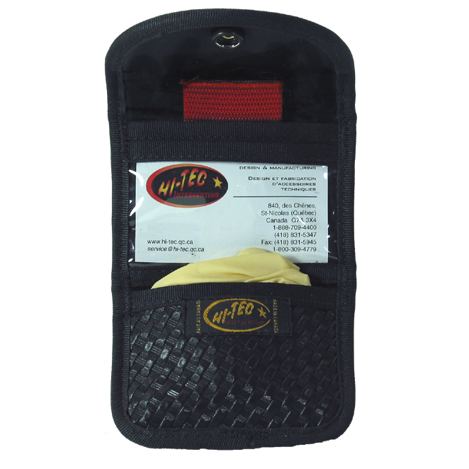 DOUBLE BASKETWEAVE GLOVE POUCH - HT4509