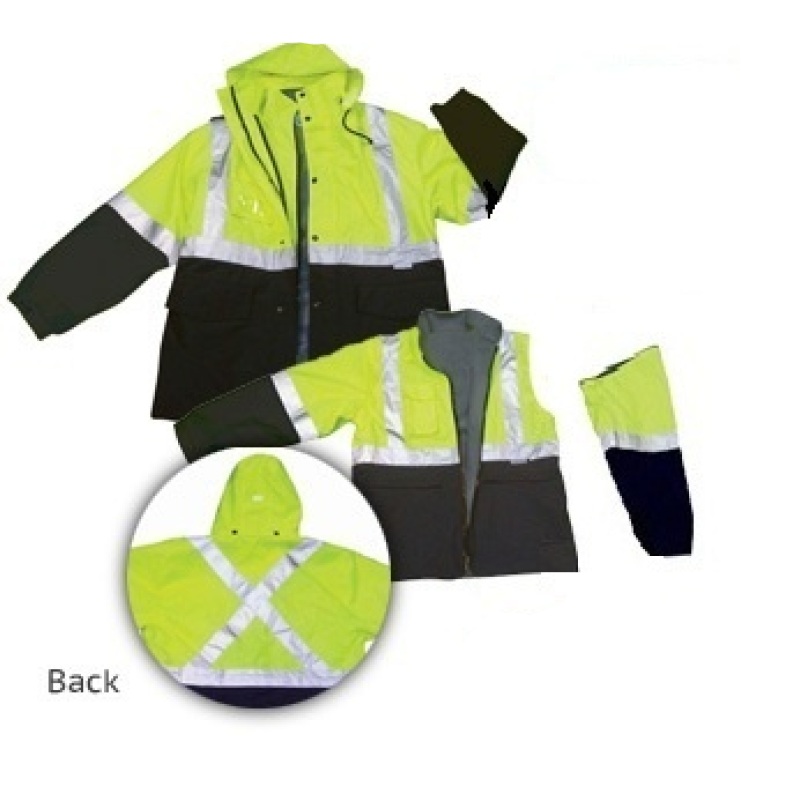 Reversible sales safety jacket