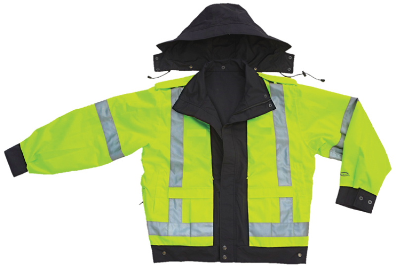 SAFETY RAIN REVERSIBLE BOMBER JACKET - RJ802