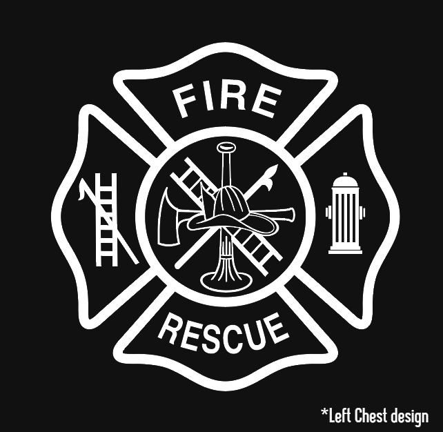 'FIRE RESCUE' STANDARD CUSTOM T-SHIRT - 45371-45391