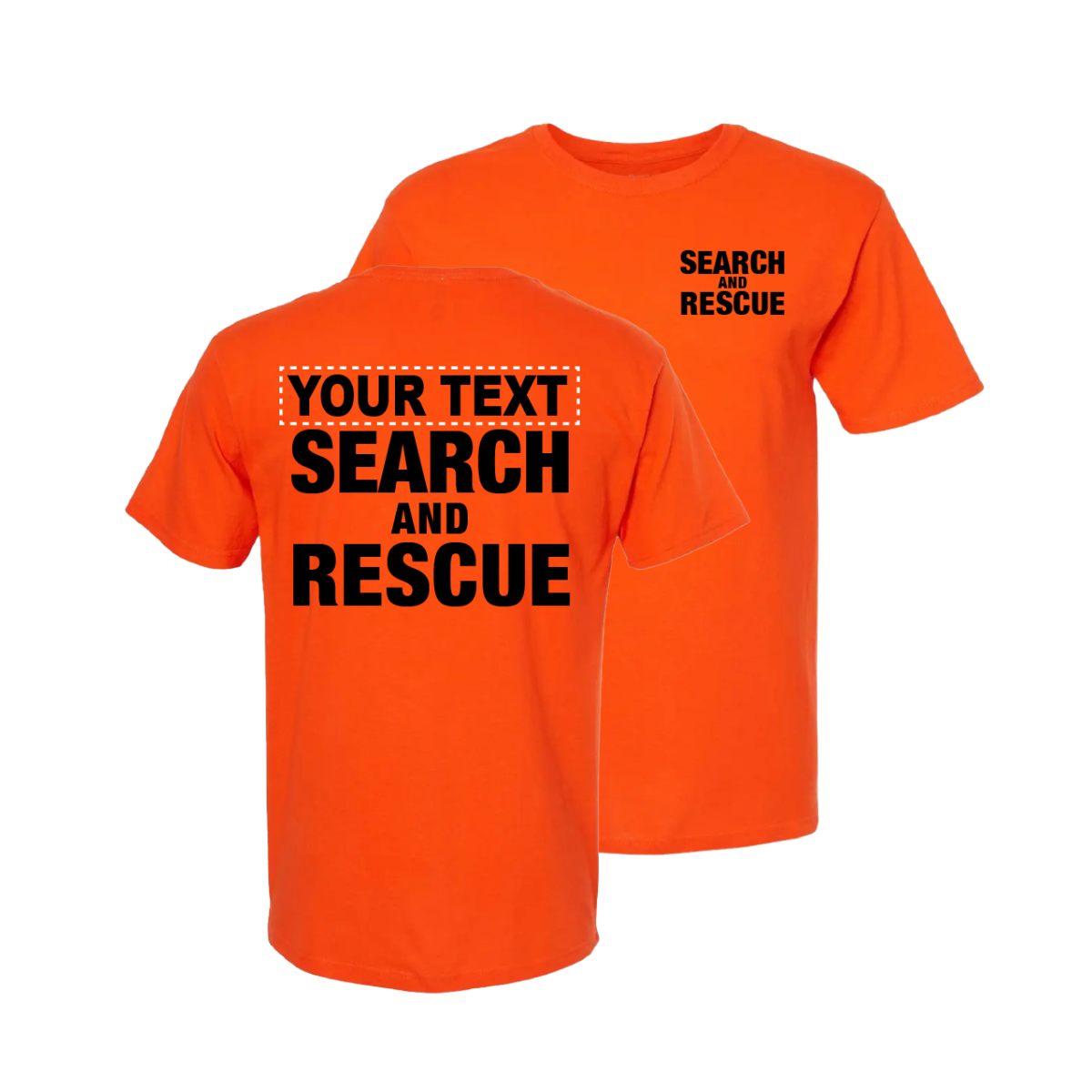 'SEARCH & RESCUE' STANDARD CUSTOMIZED T-SHIRT - 45392-45398