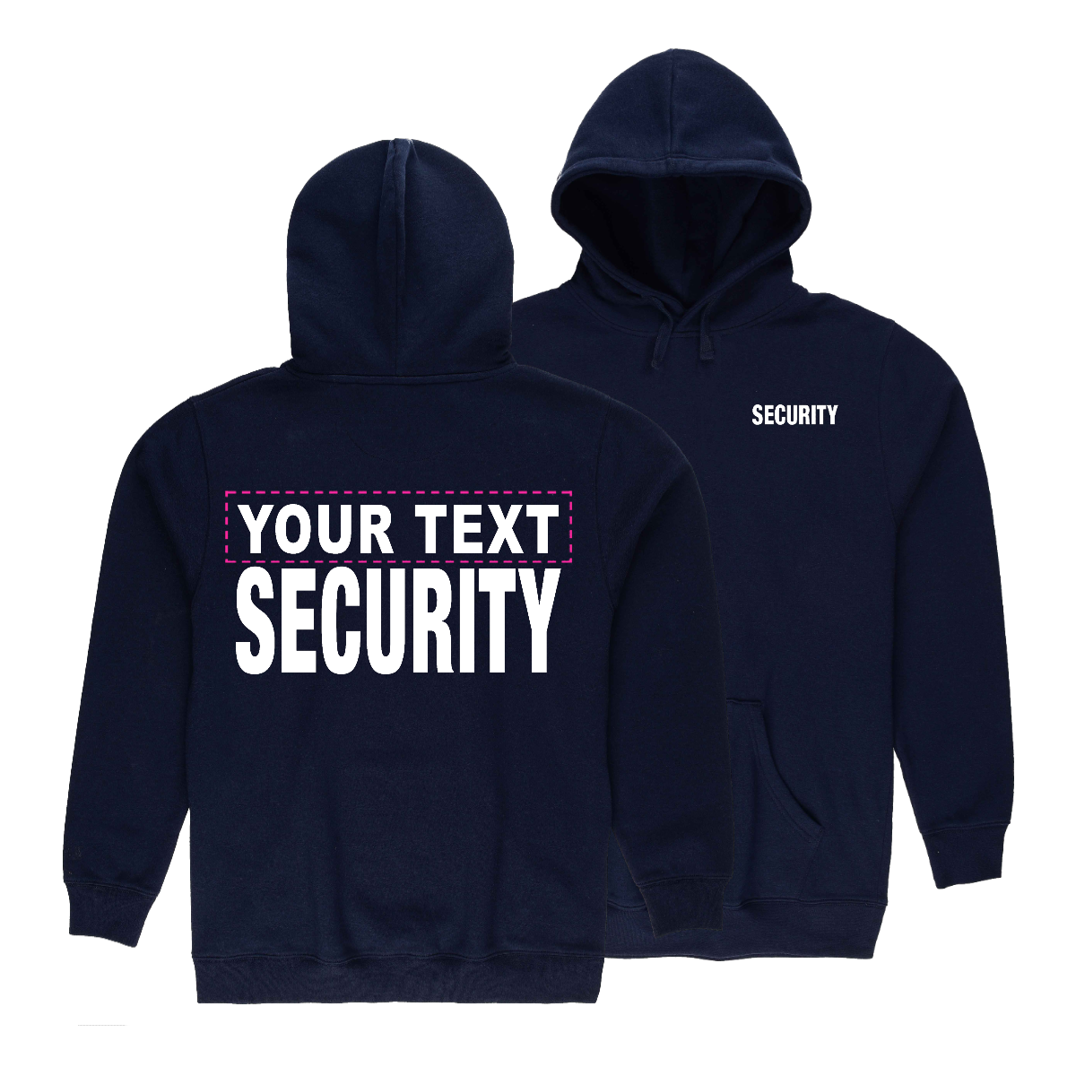 'SECURITY' STANDARD CUSTOMIZED HOODIE - 45447-45458