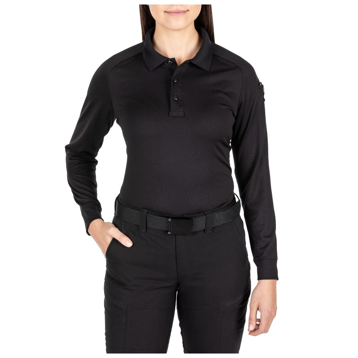 WOMEN'S LONG SLEEVE PERFORMANCE POLO - 62408