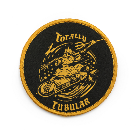 TOTALLY TUBULAR EMBROIDERED PATCH - 81904
