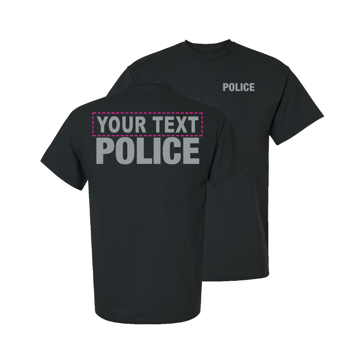 'POLICE' STANDARD CUSTOM T-SHIRT - 45420-45433