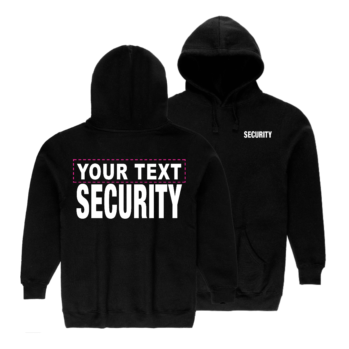 'SECURITY' STANDARD CUSTOMIZED HOODIE - 45447-45458
