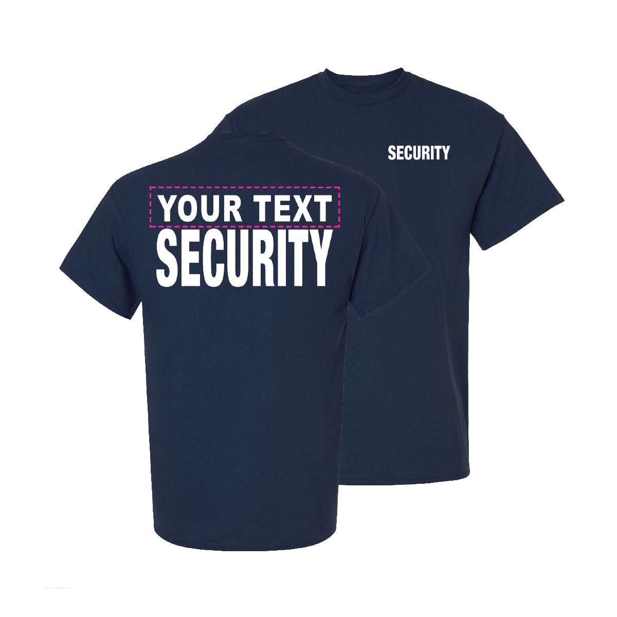 'SECURITY' STANDARD CUSTOMIZED T-SHIRT - 45399-45412